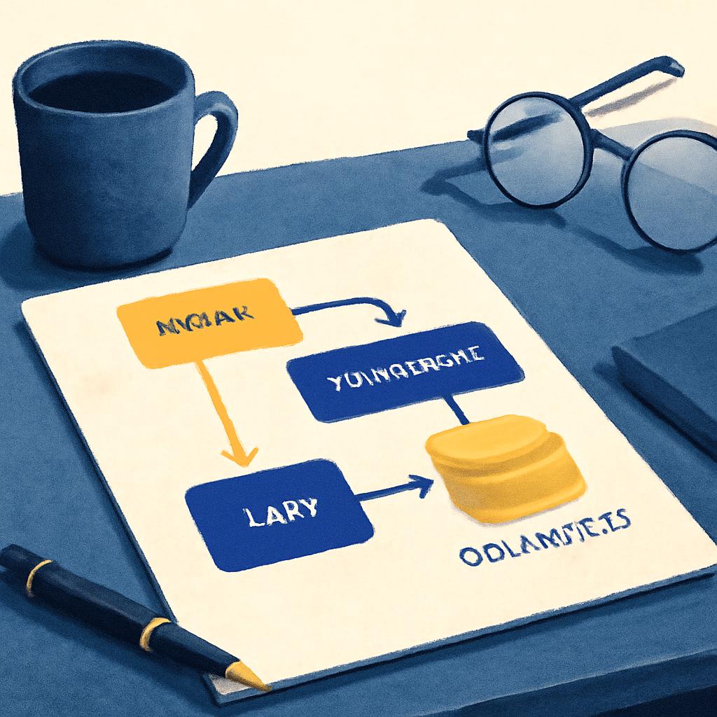 Schema simplifié d'un pipeline RAG avec étapes retrieval et génération